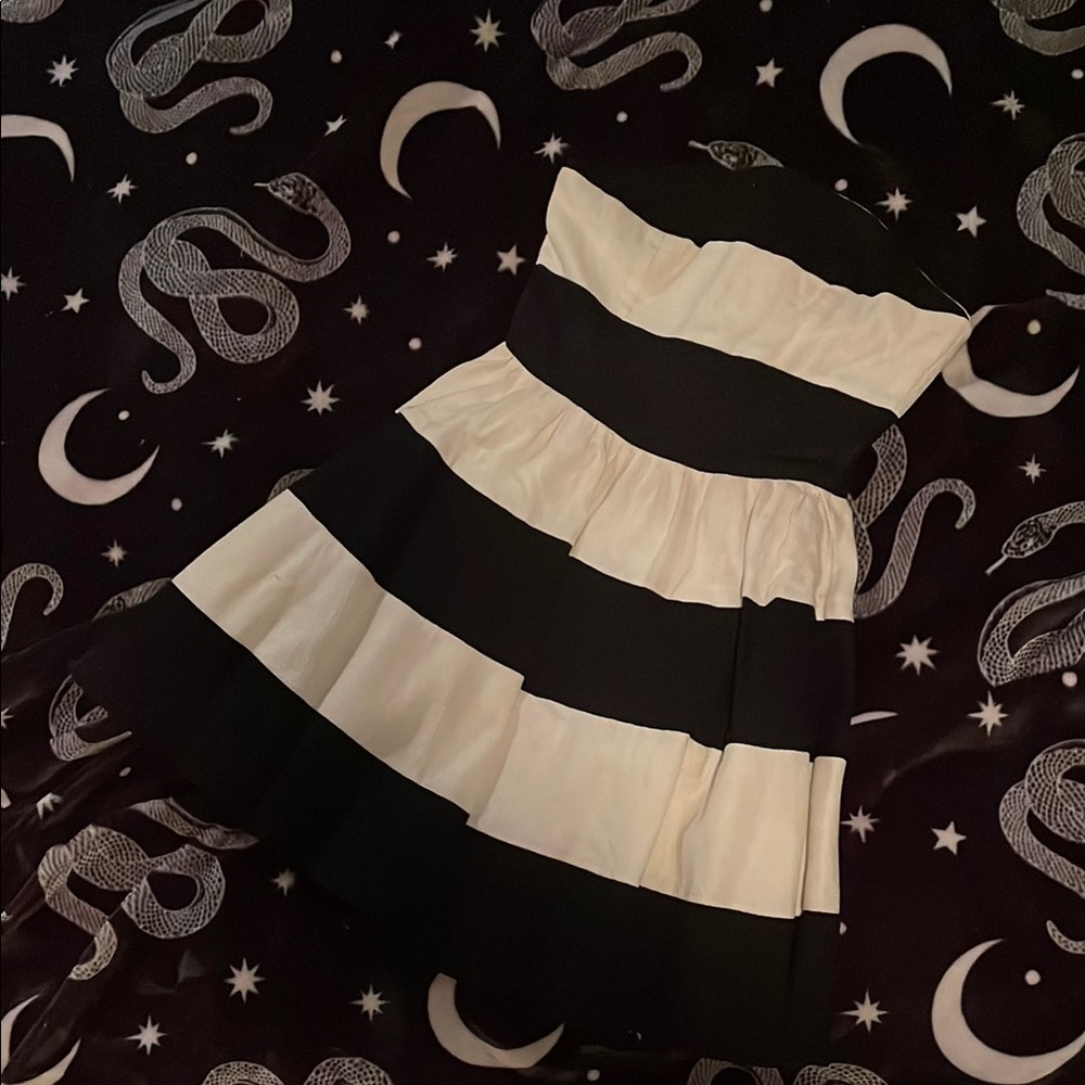 Black and White Party Dress
